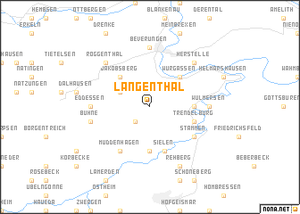 map of Langenthal