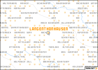 map of Langenthonhausen