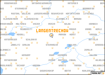 map of Langen Trechow