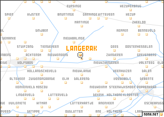 map of Langerak