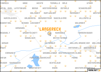 map of Langereck