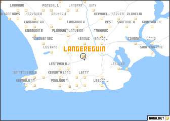 map of Langéréguin