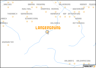 map of Langer Grund