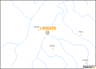 map of Langero