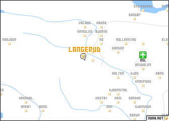 map of Langerud