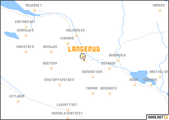 map of Långerud