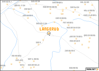 map of Langerūd