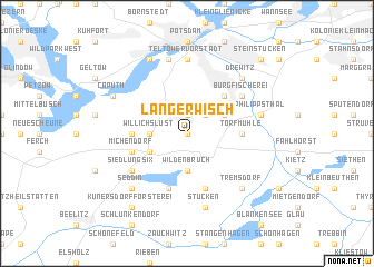 map of Langerwisch