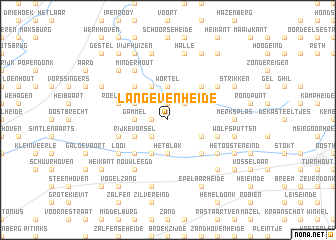 map of Lange Ven Heide