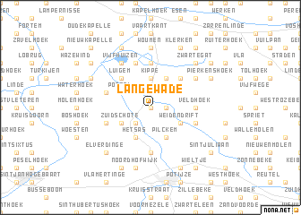 map of Lange Wade