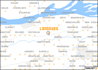 map of Langeweg