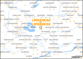 map of Langeweide