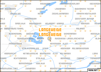 map of Langeweide