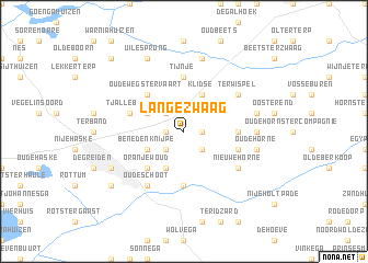 map of Langezwaag