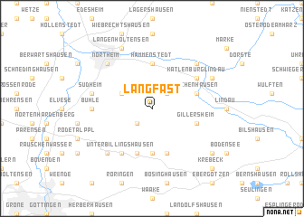 map of Langfast