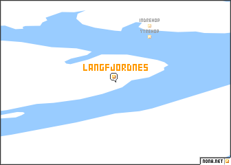 map of Langfjordnes