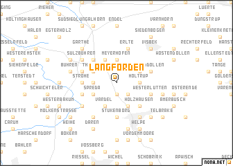 map of Langförden
