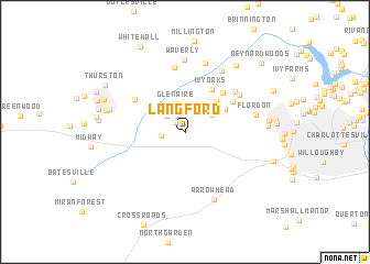 map of Langford