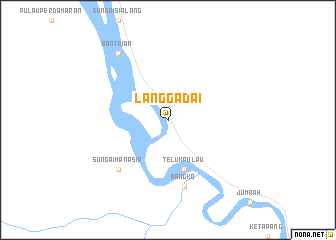 map of Langgadai