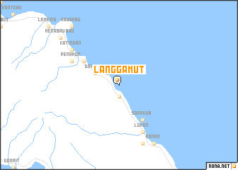 map of Langgamut