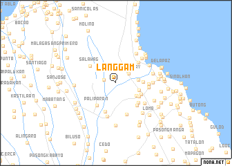 map of Langgam