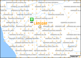 map of Langgar