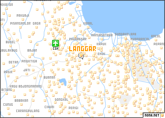 map of Langgar