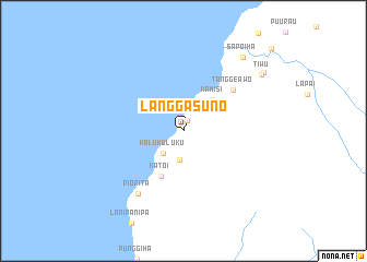 map of Langgasuno