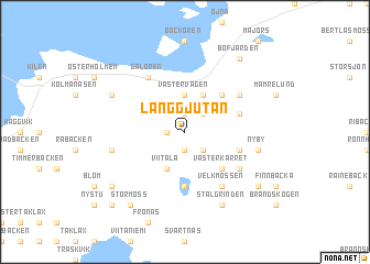 map of Långgjutan