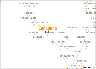 map of Lānggong