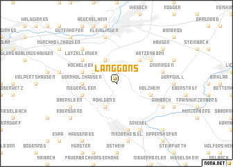 map of Langgöns