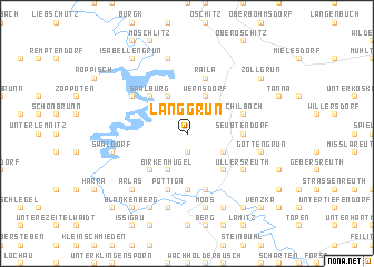 map of Langgrün