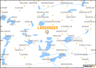 map of Langhagen