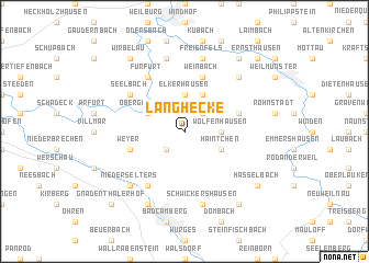 map of Langhecke