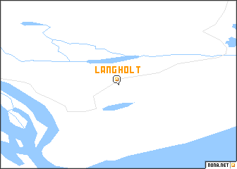 map of Langholt