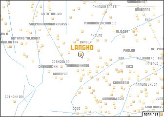 map of Langho