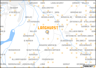 map of Langhurst