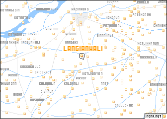 map of Langiānwāli