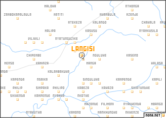 map of Langisi