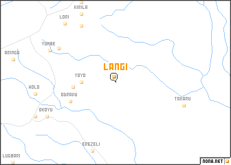 map of Langi