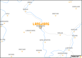 map of Langjiang