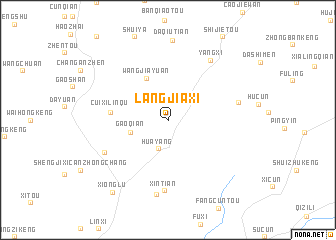 map of Langjiaxi