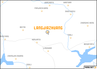 map of Langjiazhuang