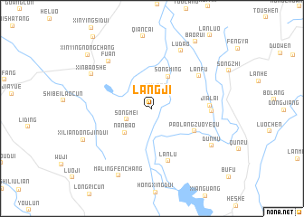 map of Langji