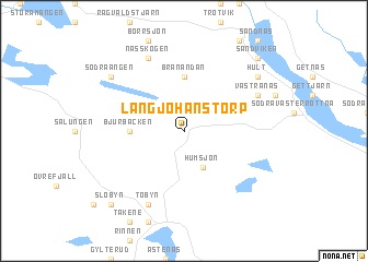 map of Långjohanstorp