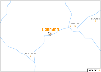 map of Langjon