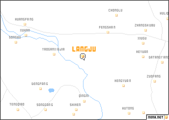 map of Langju