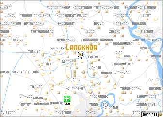 map of Lang Khoa