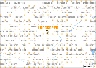 map of Langkofen