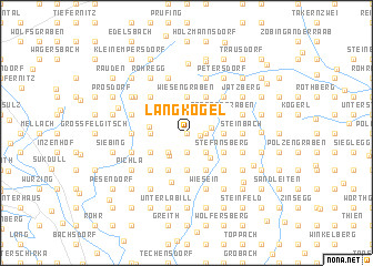 map of Langkogel